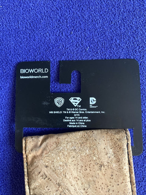 NEW! DC Comics Superman Brown Bi Fold Wallet - NWT Official
