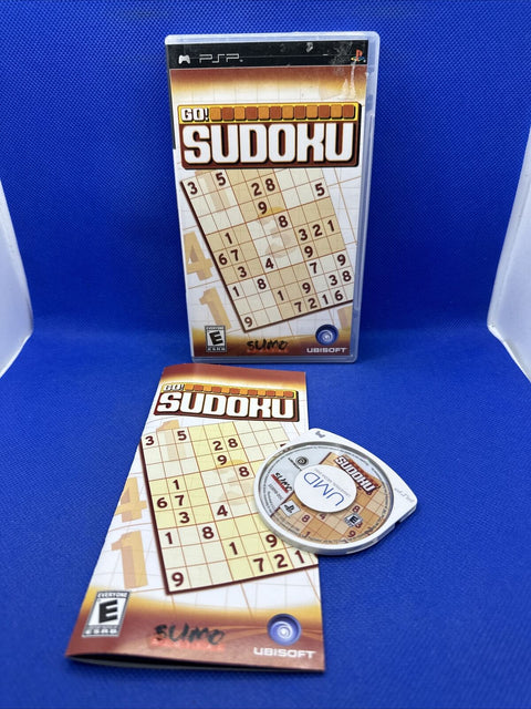 GO SUDOKU (SONY PSP)  CIB Complete - Tested!
