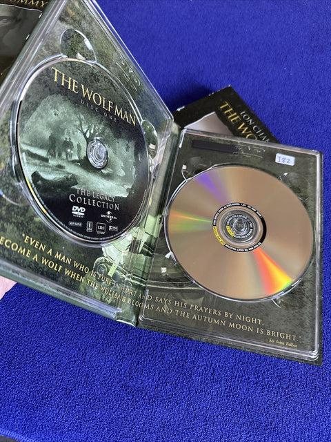 Horror The Legacy Collection DVD Lot - The Mummy Wolf Man Creature Black Lagoon