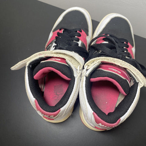 Nike 6.0 Air Mogan Mid Pink + White High Tops Kids 6Y Women’s 7.5 - 442446-100