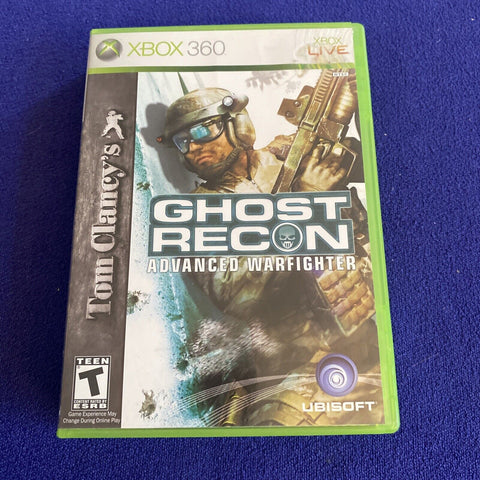 Tom Clancy's Ghost Recon: Advanced Warfighter 1 + 2 Lot (Microsoft Xbox 360)