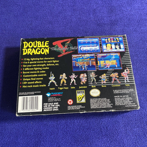 Double Dragon V: The Shadow Falls (Super Nintendo) Authentic SNES CIB Complete