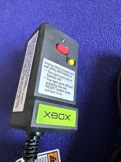 Original Microsoft OEM Xbox Power Surge Supply AC Adapter Cable - OEM Tested