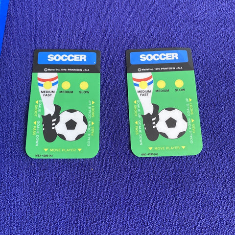 NASL Soccer - Intellivision Mattel - Complete in Box CIB w/ Overlays