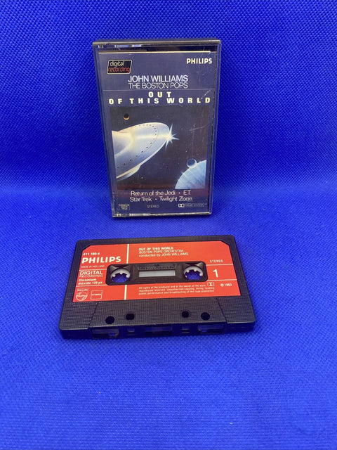 John Williams The Boston Pops Out Of This World Cassette Tape - Star Wars + More
