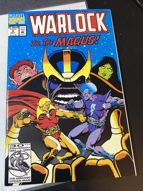 Warlock Vs. The Magus No. # 3 1992 - Marvel Comics Thanos Appearance!