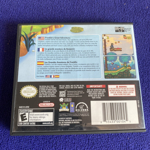 Franklin's Great Adventures (Nintendo DS, 2006) NDS Tested!