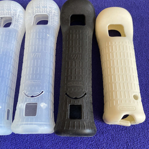 Lot Of 6 Nintendo Wii Remote Controller Cover Grip Sleeve Skins
