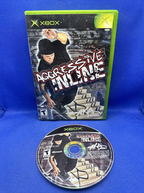 Aggressive Inline (Microsoft Original OG Xbox, 2002) No Manual - Tested!