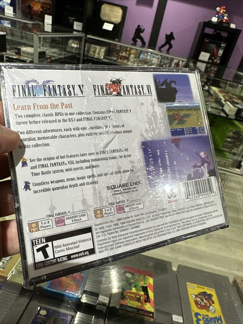 NEW! Final Fantasy Anthology (Sony PlayStation 1, 1999) PS1 Factory Sealed!