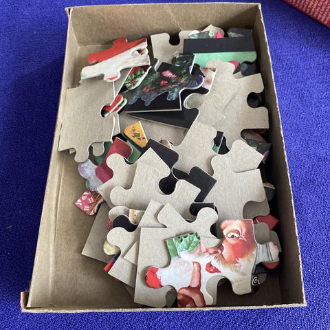 Vintage Hallmark Coca-Cola Coke Christmas Santa Kids Jigsaw Puzzle 60 Pieces