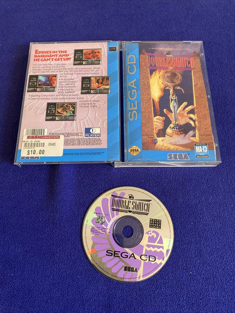 Double Switch for Sega CD - Authentic Complete - Tested!