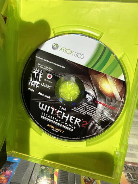 The Witcher 2 Assassins Of Kings Enhanced Edition (Microsoft Xbox 360) Complete
