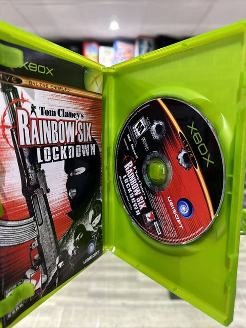 Tom Clancy's Rainbow Six: Lockdown (Microsoft Original Xbox, 2005) Complete