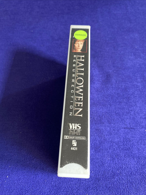 Halloween: Resurrection (VHS, 2002) Horror - Jamie Lee Curtis, Tyra Banks Tested