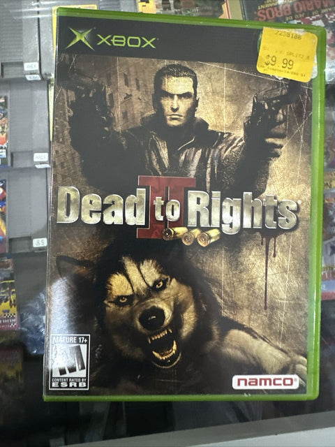 Dead to Rights II 2 (Microsoft Original Xbox, 2005) Complete - Tested!