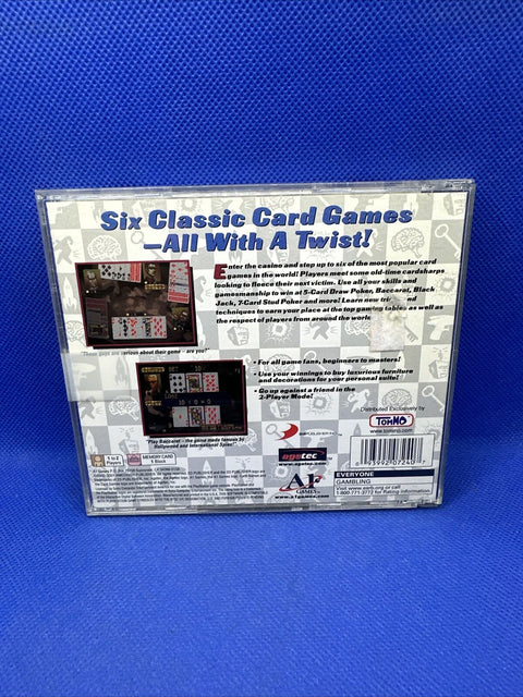 Card Games (Sony PlayStation 1, 2001) PS1 CIB Complete - Tested!
