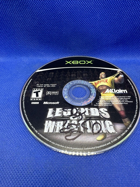 Legends of Wrestling (Microsoft Original Xbox, 2002) Tested!