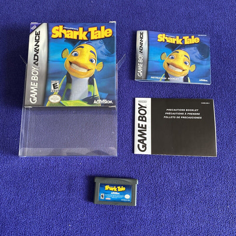 Shark Tale (Nintendo Game Boy Advance) GBA CIB Complete Tested w/ Box Protector