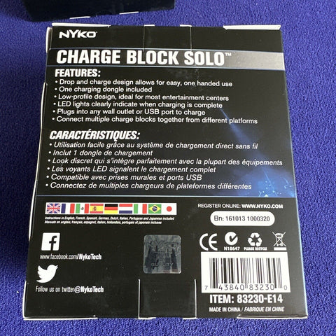 NEW! Nyko PlayStation 4 PS4 Charge Block Charging Station 2 Pack - Sealed!