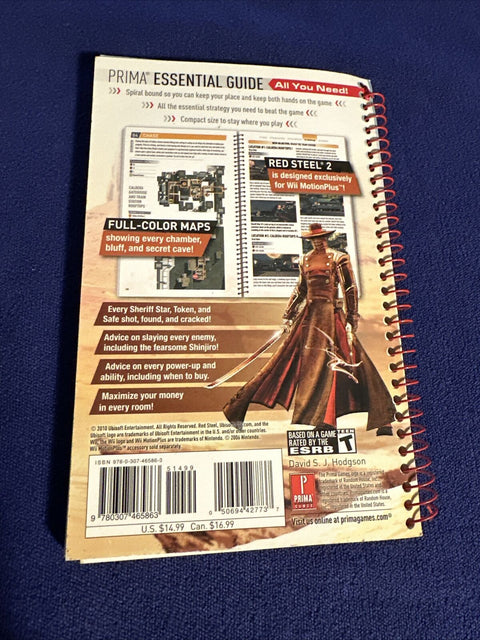 Red Steel 2 by David Hodgson - Prima Essential Game Strategy Guide