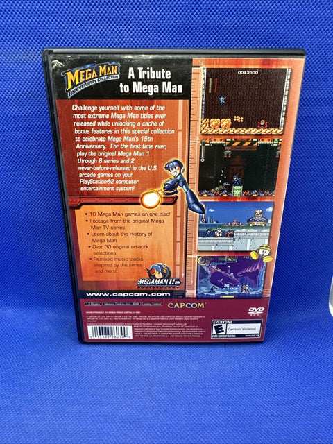 Mega Man Anniversary Collection (Sony PlayStation 2) PS2 CIB Complete Tested!