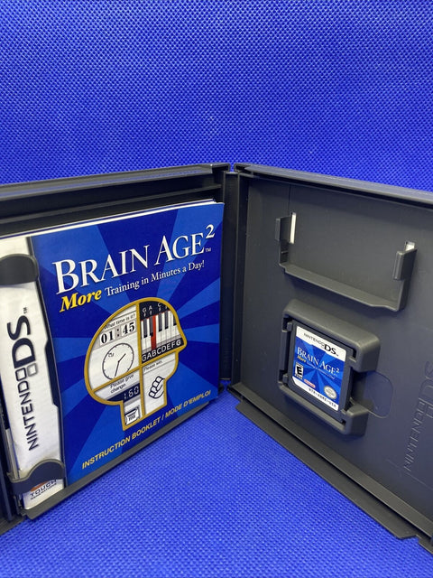 Big Brain Academy + Brain Age 2 Nintendo DS Lot - Both CIB Complete, Tested!