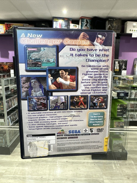 Virtua Fighter 4: Evolution (Sony PlayStation 2, 2003) PS2 Tested!