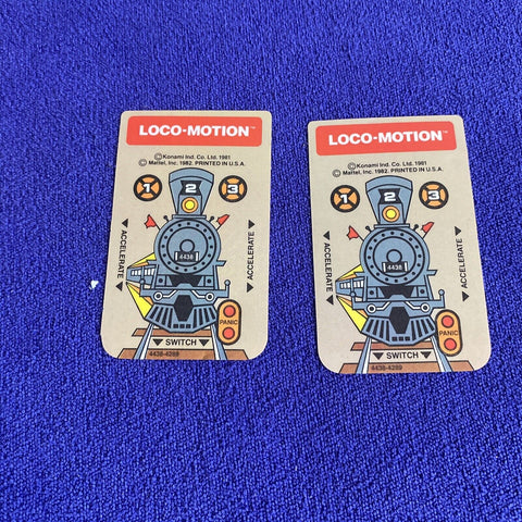 Loco-Motion (Intellivision, 1982) CIB Complete In Box w/ Overlays