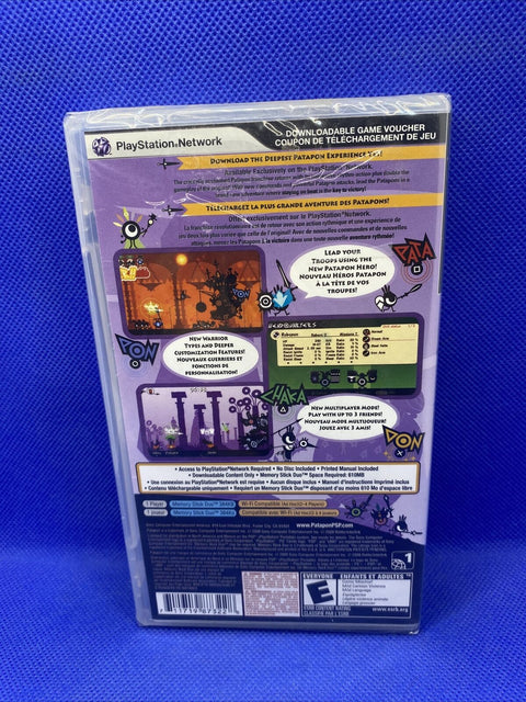 NEW! Patapon 2 (Sony PSP, 2009) Factory Sealed - DLC No Game Disc Included