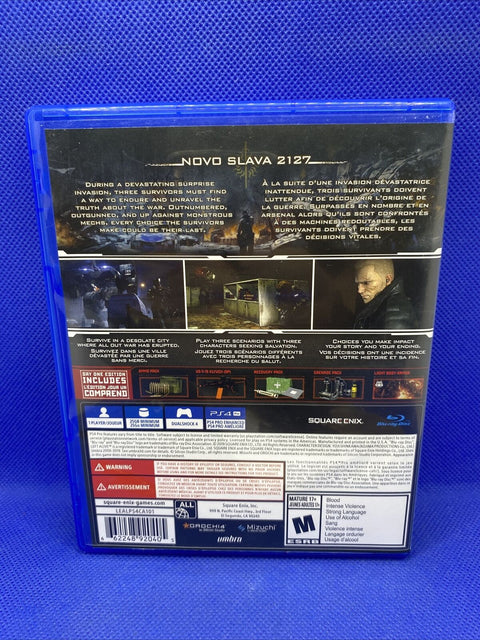 Left Alive - Day One Edition (Sony Playstation 4, 2019) PS4 Tested!