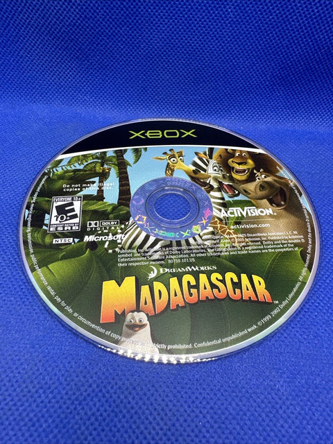 Madagascar (Microsoft Original Xbox, 2005) Complete - Tested!