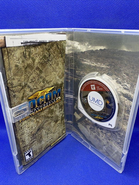 Socom US Navy Seals Fireteam Bravo 1 + 2 Lot (Sony PSP) CIB Complete Tested!