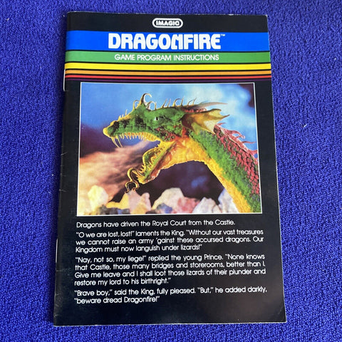Dragonfire (Intellivision, 1983) CIB Complete In Box
