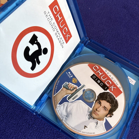 Chuck: Complete First + Second Season (Blu-Ray, 2009) Season 1 And 2 Lot