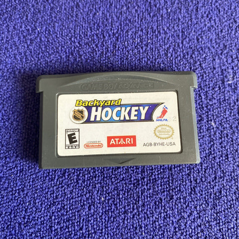 Backyard Hockey (Nintendo Game Boy Advance, 2003) GBA In Box w/ Poster Tested!