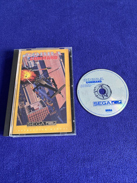 Cobra Command (Sega CD, 1992) Authentic w/ Manual - Tested