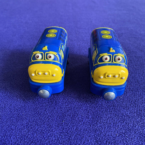 Chuggington Wooden Railway Train Engine Magnetic Toy - Brewster Lot of 2