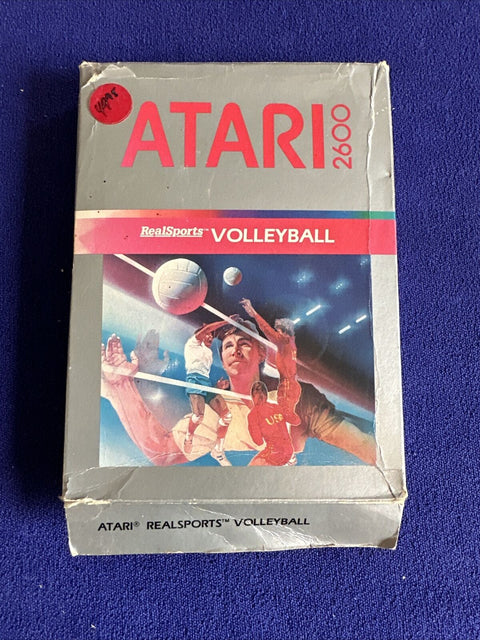 Real Sports Volleyball - Atari 2600 - CIB Complete In Box - Tested!