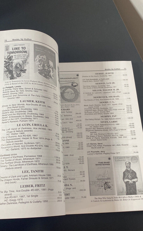 Science Fiction Collectibles Paperback By Stuart W. Wells III - Price Guide Book