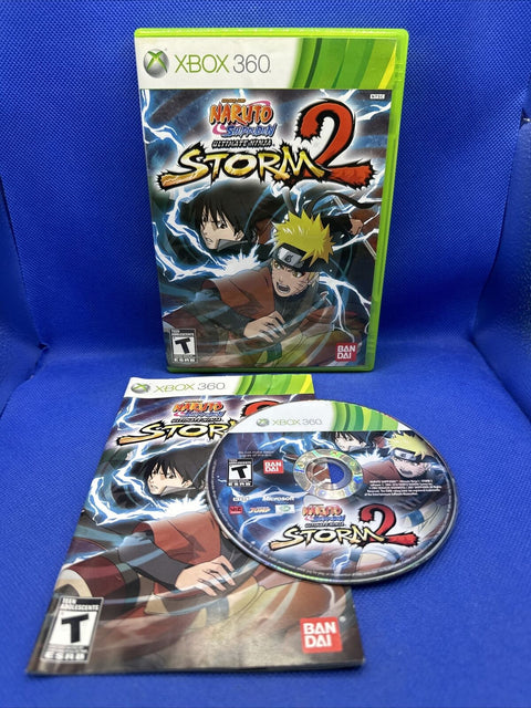 Naruto Shippuden: Ultimate Ninja Storm 2 (Microsoft Xbox 360, 2010) CIB Complete