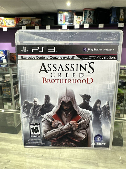 Assassin's Creed: Brotherhood (Sony PlayStation 3, 2010) PS3 CIB Complete Tested