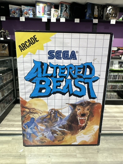 Altered Beast (Sega Master System, 1989) SMS CIB Complete - Tested!