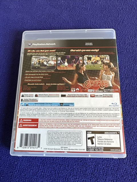 Grease: Dance (Sony PlayStation 3, 2011) PS3 CIB Complete - Tested!