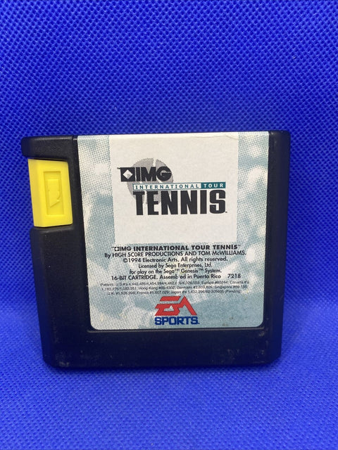 IMG International Tour Tennis (Sega Genesis, 1994) Authentic Cartridge - Tested!