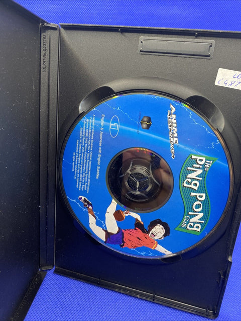 Anime Test Drive: The Ping Pong Club (DVD, 2003) Region 1 Anime