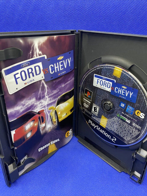 Ford vs. Chevy (Sony PlayStation 2, 2005) PS2 CIB Complete - Tested!