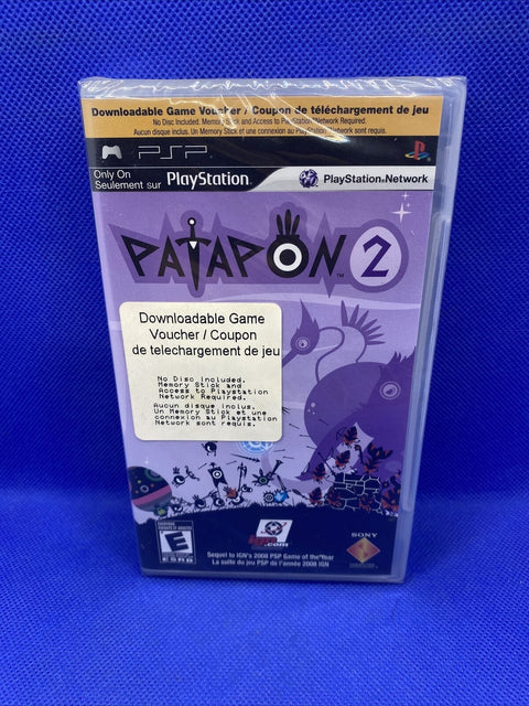 NEW! Patapon 2 (Sony PSP, 2009) Factory Sealed - DLC No Game Disc Included