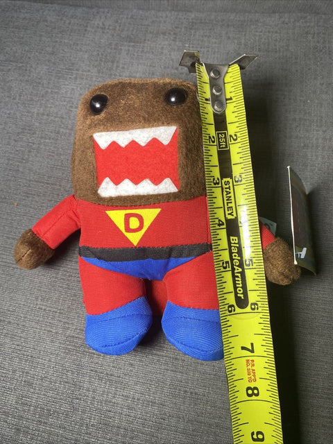 NEW! Superman Domo Plush 6” Inch w/ Cape + Tags - Officially Licensed Nanco 2011