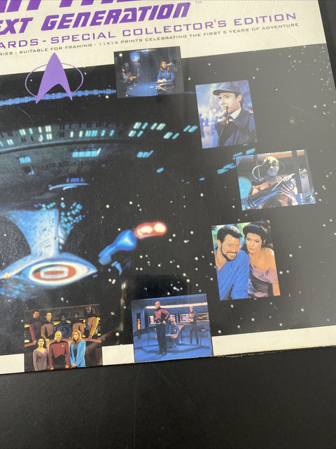 NEW! Star Trek The Next Generation 5th Anniversary TV Card Set (12 cards) 1992